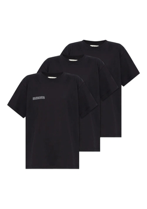 Pangaia organic cotton T-shirts (pack of three) - Black