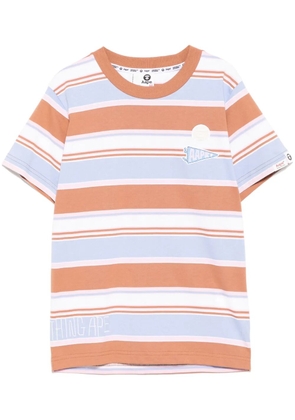 A BATHING APE® striped T-shirt - Pink