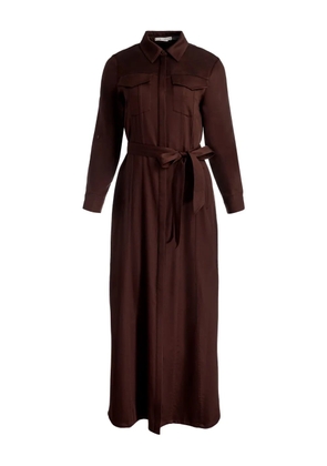 alice + olivia Chassidy belted midi dress - Brown
