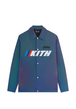 KITH x BMW iridescent logo jacket - Blue