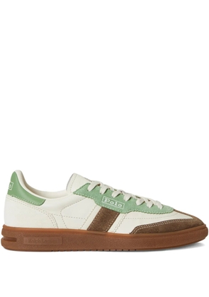Polo Ralph Lauren Bedford side stripes suede trainer - Neutrals
