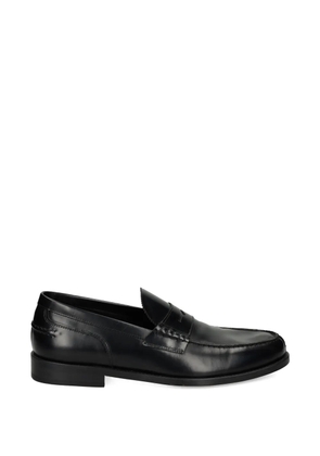 Lottusse penny leather loafers - Black