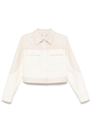 FENDI FF denim jacket - Neutrals