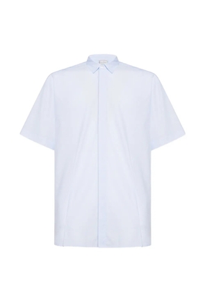 Pierre-Louis Mascia point collar geometric shirt - Blue