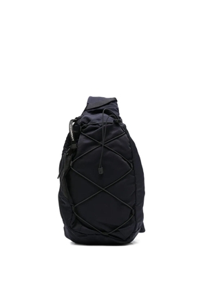 C.P. Company drawstring-fastening crossbody backpack - Blue
