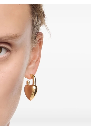 Bimba y Lola heart-padlock earrings - Gold