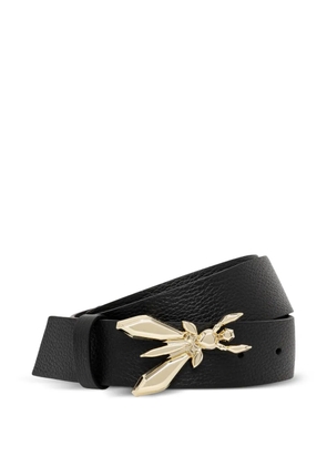 Patrizia Pepe logo-plaque belt - Black