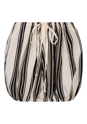 Philosophy Di Lorenzo Serafini striped mini skirt - White