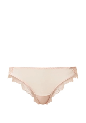 TWINSET lace-panelled briefs - Pink