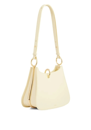Rabanne ring leather shoulder bag - Neutrals