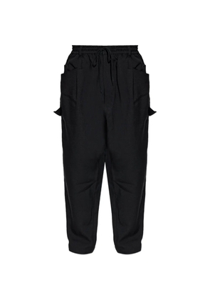 Y-3 cargo drawstring trousers - Black