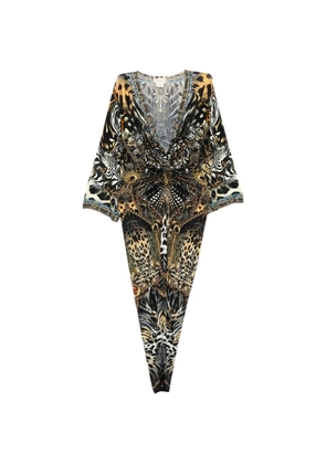 Camilla Feline Folklore dress - Black