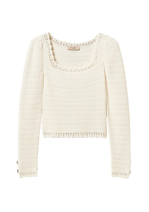 TWINSET crochet sweater - Neutrals