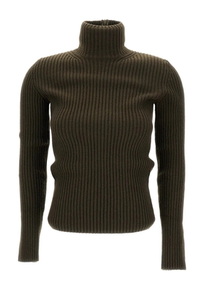 Max Mara ribbed turtleneck sweater - Green