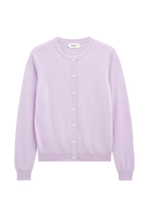 Pringle of Scotland crew-neck cashmere cardigan - Purple