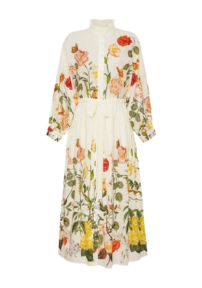 Cara Cara Louisa floral-print midi dress - Neutrals