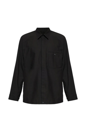 Homme Plissé Issey Miyake Streamline pocket button shirt - Black