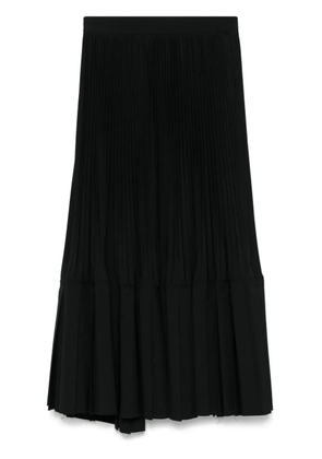 Junya Watanabe plissé midi skirt - Black