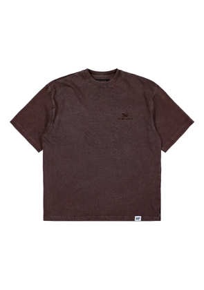 Neighborhood pigment-dyed crew-neck T-shirt - Brown