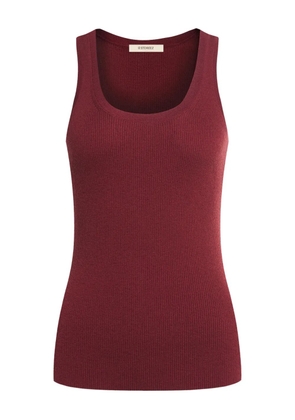 12 STOREEZ merino tank top - Red