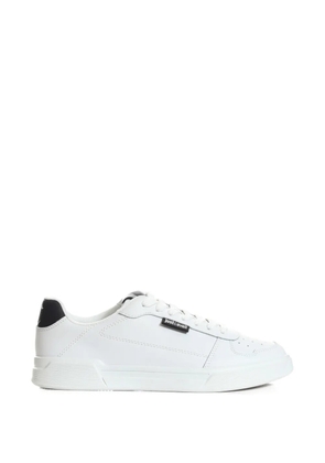 Just Cavalli round-toe perforated sneakers - White