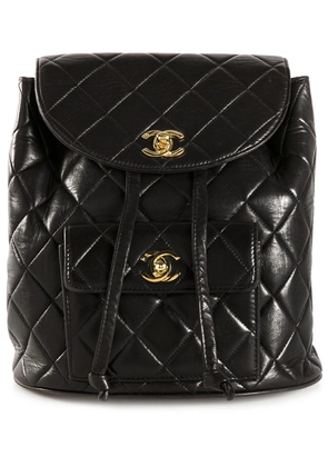 CHANEL Pre-Owned 'CC' quilted backpack - Black