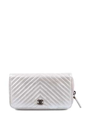 CHANEL Pre-Owned 2016 leather wallet - Silver