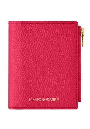 MAISON de SABRÉ leather bifold wallet - Pink