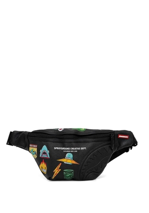 Sprayground graphic-print belt bag - Black
