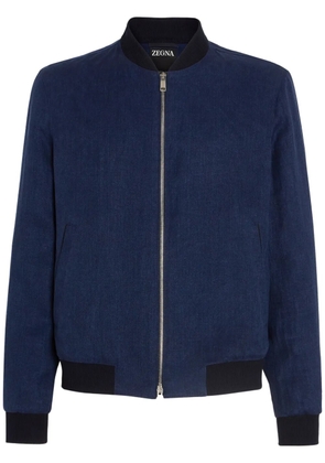 Zegna Oasi bomber jacket - Blue