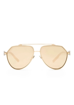 Dolce & Gabbana Eyewear pilot-frame sunglasses - Gold