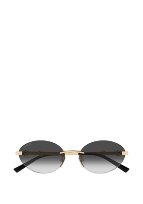 Gucci Eyewear round-frame sunglasses - Gold