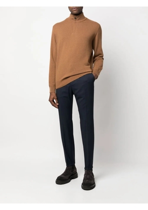 Zegna high-neck cashmere jumper - Brown