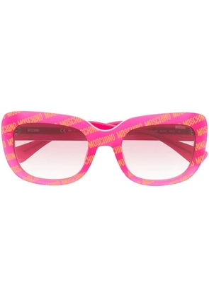 Moschino Eyewear logomania cat-eye sunglasses - Pink