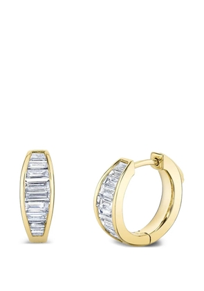 Anita Ko diamond-baguette earrings - Gold