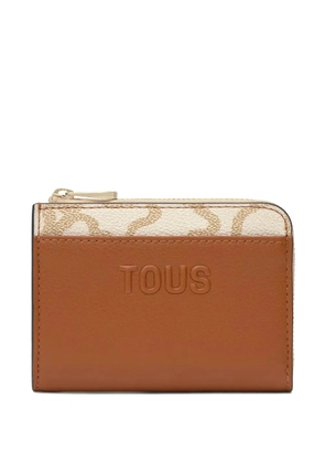 TOUS logo-embossed wallet - Brown