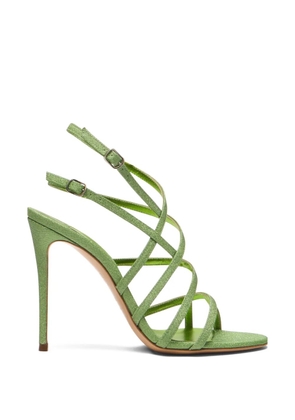Casadei Julia caged sandals - Green