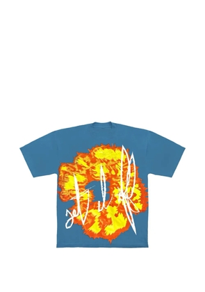 Denim Tears x Offset Set It Off #1 graphic T-shirt - Blue