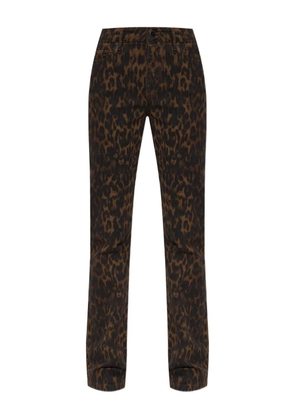 AllSaints leopard-print jeans - Brown