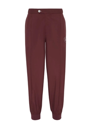 Brunello Cucinelli logo-print track pants - Red