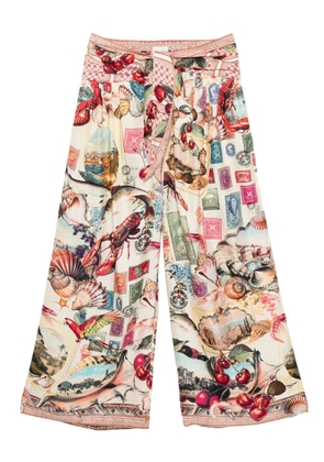 Camilla Notes From The Road wide-leg pants - Neutrals