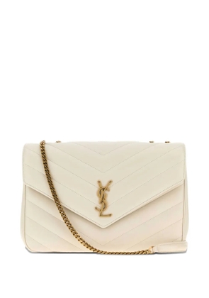 Saint Laurent chevron-quilted chain bag - Neutrals