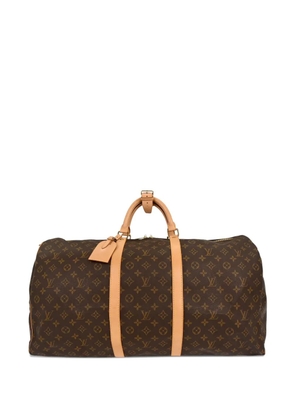 Louis Vuitton Pre-Owned 2001 60 Keepall Monogram duffle bag - Brown