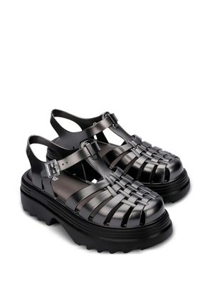 Melissa platform cage sandals - Black