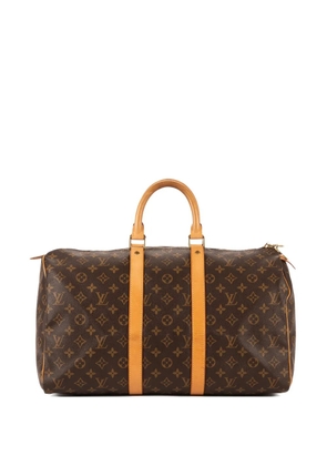 Louis Vuitton Pre-Owned 45 Keepall monogram-canvas tote bag - Brown