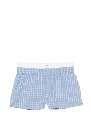 Ksubi check boxer shorts - Blue