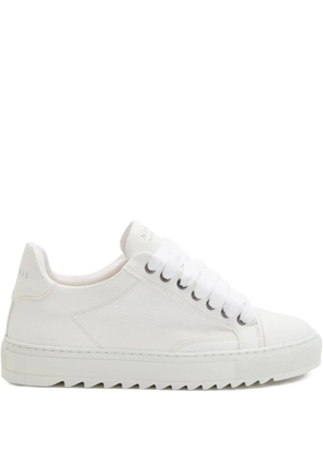 NUMERIS Atelier leather sneakers - White