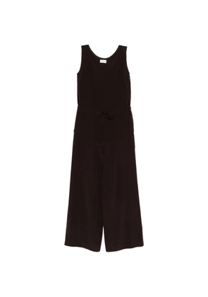 P.A.R.O.S.H. Sweet drawstring sleeveless jumpsuit - Brown