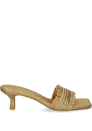 Cult Gaia 60mm Ada sandals - Gold