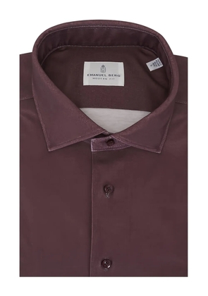 EMANUEL BERG spread-collar shirt - Red